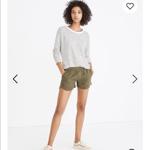 Madewell pull on shorts